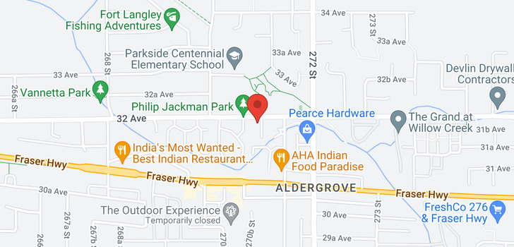 map of 29 27090 32 AVENUE